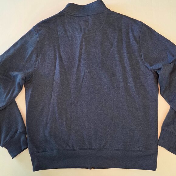 Amazon Essentials Men’s Full-Zip Track Jacket, XL, Heather Navy Blue - Picture 2 of 7